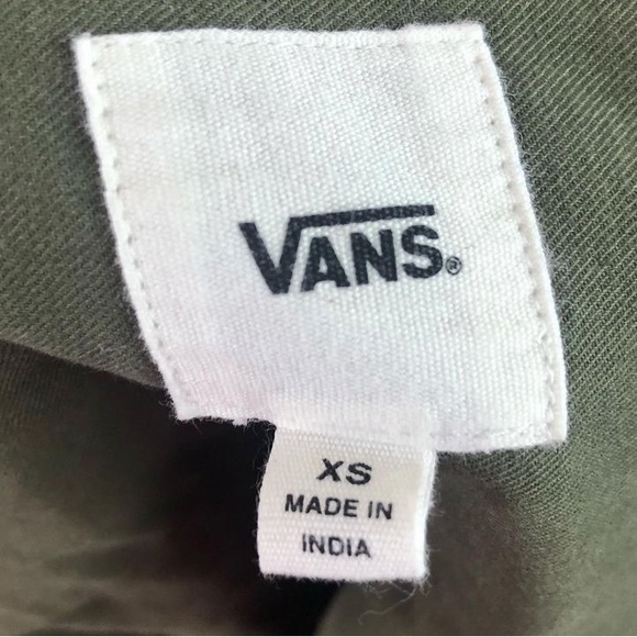 Vans Army Green Broadway Shirt Dress - Picture 2 of 4